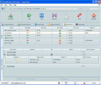 call center application